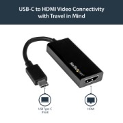 Picture of StarTech.com USB-C to HDMI Adapter with 4K 30Hz - Black