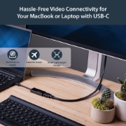 Picture of StarTech.com USB-C to HDMI Adapter with 4K 30Hz - Black