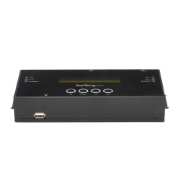 Picture of StarTech.com 1:1 Standalone Hard Drive Duplicator and Eraser, SAS and SATA HDD/SSD Cloner/Copier, Hard Drive Duplicator and Sanitizer, LCD Display, TAA Compliant
