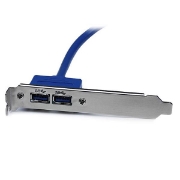 Picture of StarTech.com 2 Port USB 3.0 A Female Slot Plate Adapter