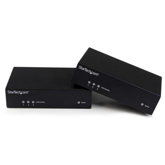 Picture of StarTech.com HDMI over CAT5 HDBaseT Extender - Power over Cable - IR - RS232 - 10/100 Ethernet - Ultra HD 4K - 330 ft (100m)