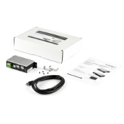 Picture of StarTech.com 4-Port USB 2.0 Hub - Metal Industrial USB-A Hub with ESD & 350W Surge Protection - Extended Operating Temp -40 to 185°F - Din Rail/Wall/Desk Mountable - USB Expander Hub