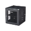 Picture of StarTech.com 4-Post 12U Wall Mount Network Cabinet with 1U Shelf, 19" Hinged Wall-Mounted Server Rack for Data / AV / Electronics / Computer Equipment, Flexible Vented Rack Enclosure