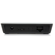Picture of StarTech.com USB 3.0 to Gigabit Ethernet NIC Network Adapter with 3 Port Hub - White