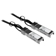 Picture of StarTech.com Cisco SFP-H10GB-CU1M Compatible 1m 10G SFP+ to SFP+ Direct Attach Cable Twinax - 10GbE SFP+ Copper DAC 10 Gbps Low Power Passive Mini GBIC/Transceiver Module DAC Firepower ASR920 ASR9000