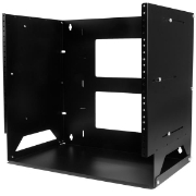 Picture of StarTech.com Wall-Mount Server Rack with Built-in Shelf - Solid Steel - 8U