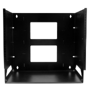 Picture of StarTech.com Wall-Mount Server Rack with Built-in Shelf - Solid Steel - 8U