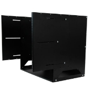 Picture of StarTech.com Wall-Mount Server Rack with Built-in Shelf - Solid Steel - 8U