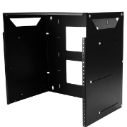 Picture of StarTech.com Wall-Mount Server Rack with Built-in Shelf - Solid Steel - 8U