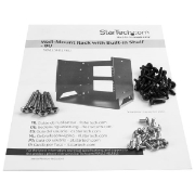 Picture of StarTech.com Wall-Mount Server Rack with Built-in Shelf - Solid Steel - 8U