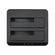 Picture of StarTech.com Dual-Bay USB 3.0 to SATA Hard Drive Docking Station, USB Hard Drive Dock, External 2.5/3.5" SATA I/II/III SSD/HDD Docking Station, Hot-Swap Hard Drive Bays, Top-Loading
