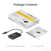Picture of StarTech.com USB 3.0 to DisplayPort Adapter, USB DP Monitor Converter for Windows, 4K (no support for macOS/ChromeOS/Linux) - TAA