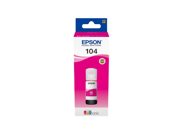 Picture of Epson 104 EcoTank Magenta ink bottle