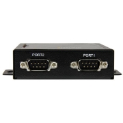Picture of StarTech.com 2-Port Serial-to-IP Ethernet Device Server - RS232 - Metal and Mountable