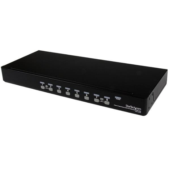 Picture of StarTech.com 8 Port 1U Rackmount USB PS/2 KVM Switch with OSD