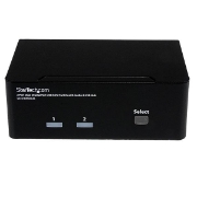 Picture of StarTech.com 2 Port Dual DisplayPort USB KVM Switch with Audio & USB 2.0 Hub