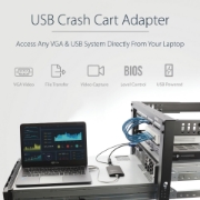 Picture of StarTech.com USB Crash Cart Adapter with File Transfer & Video Capture