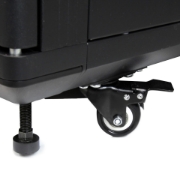Picture of StarTech.com 4-Post 12U Server Rack Cabinet, Lockable 19" Data Rack Cabinet for Computer / AV / IT Equipment, Office / Home Network Rack with Casters & Adjustable Mounting Rails