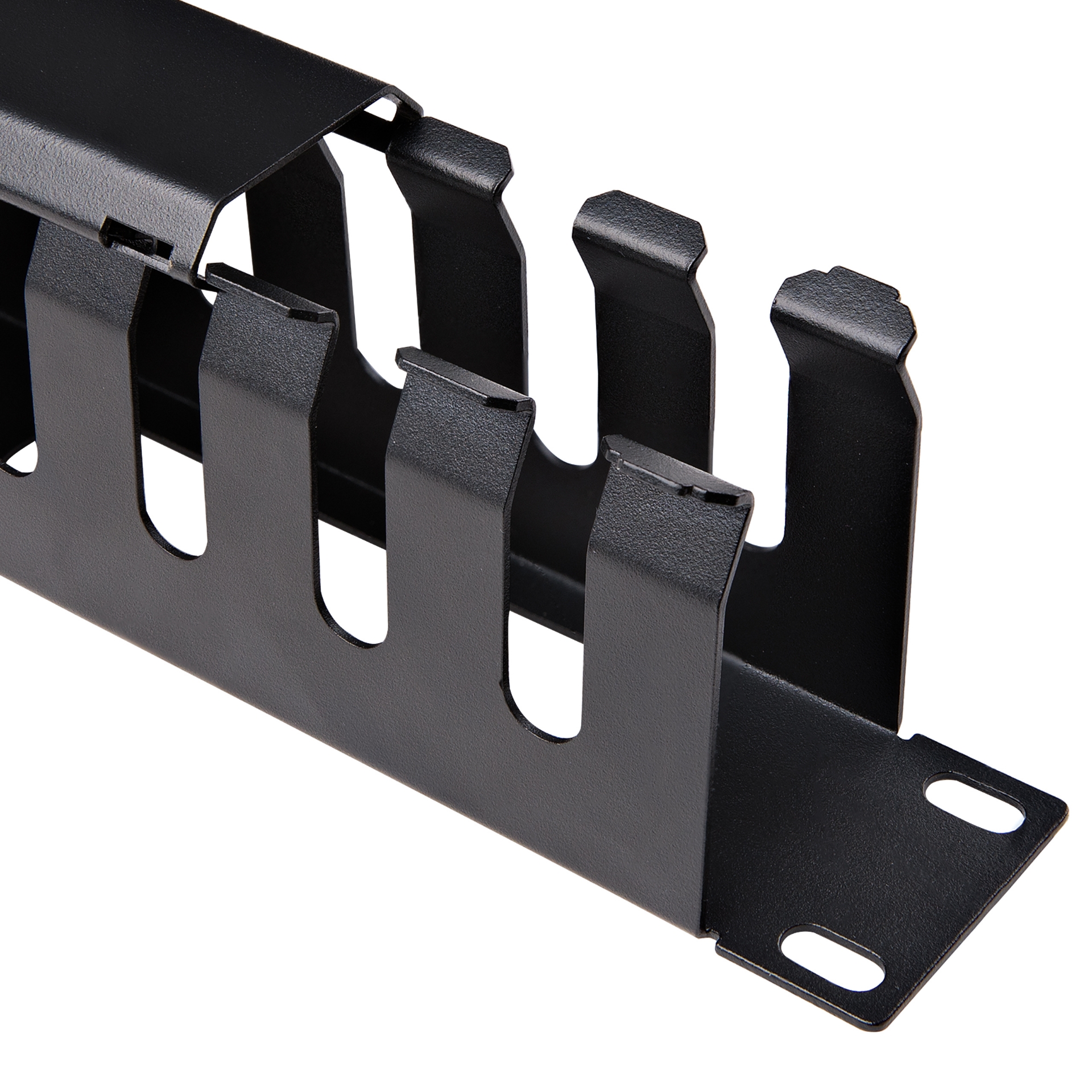 StarTech.com Horizontal 1U Server Rack Cable Management Finger Duct w ...