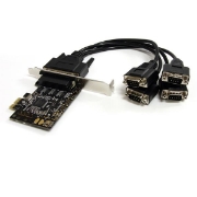 Picture of StarTech.com 4 Port RS232 PCI Express Serial Card w/ Breakout Cable