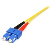 Picture of StarTech.com 4m Fiber Optic Cable - Single-Mode Duplex 9/125 LSZH Fiber Jumper Cord - LC/SC