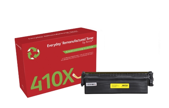 Picture of Everyday ™ Yellow Remanufactured Toner by Xerox compatible with HP 410X (CF412X), High capacity
