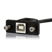 Picture of StarTech.com 3 ft Panel Mount USB Cable B to B - F/M