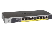 Picture of NETGEAR GS108LP Unmanaged Gigabit Ethernet (10/100/1000) Power over Ethernet (PoE) 1U Black, Grey