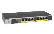 Picture of NETGEAR GS108LP Unmanaged Gigabit Ethernet (10/100/1000) Power over Ethernet (PoE) 1U Black, Grey