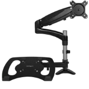 Picture of StarTech.com Desk-Mount Monitor Arm with Laptop Stand - Full Motion - Articulating