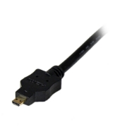 Picture of StarTech.com 6ft (2m) Micro HDMI to DVI Cable - Micro HDMI to DVI Adapter Cable - Micro HDMI Type-D Device to DVI-D Single Link Monitor/Display/Projector Video Converter Cord - Durable