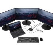 Picture of StarTech.com 3-Port Multi Monitor Adapter - Mini DisplayPort to HDMI MST Hub - Triple 1080p or Dual 4K 30Hz - Video Splitter for Extended Desktop Mode on Windows Only - mDP 1.2 to 3x HDMI