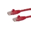 Picture of StarTech.com 50cm CAT6 Ethernet Cable - Red CAT 6 Gigabit Ethernet Wire -650MHz 100W PoE RJ45 UTP Network/Patch Cord Snagless w/Strain Relief Fluke Tested/Wiring is UL Certified/TIA
