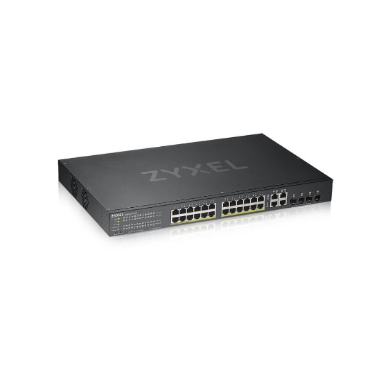 Picture of Zyxel GS1920-24HPV2 Managed Gigabit Ethernet (10/100/1000) Power over Ethernet (PoE) Black
