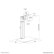 Picture of Neomounts FPMA-D865BLACK Monitor stand 10-32" - gas spring