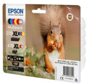 Picture of Epson Squirrel Multipack 6-colours 378XL / 478XL Claria Photo HD Ink