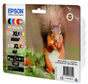 Picture of Epson Squirrel Multipack 6-colours 378XL / 478XL Claria Photo HD Ink