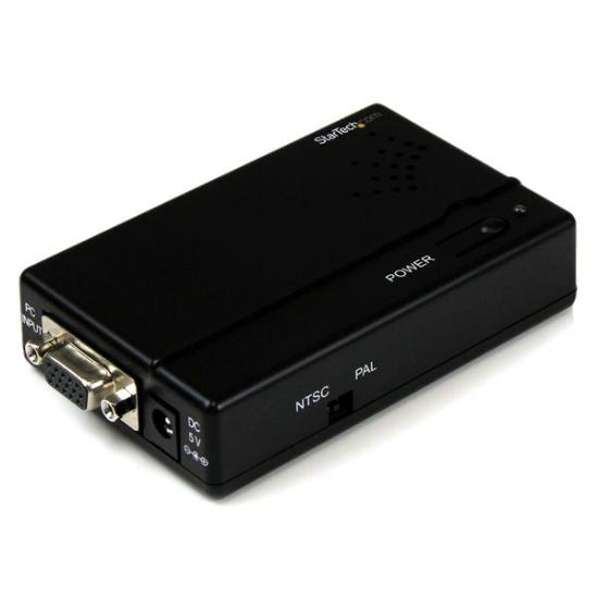 Picture of StarTech.com High Resolution VGA to Composite (RCA) or S-Video Converter - PC to TV