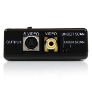 Picture of StarTech.com High Resolution VGA to Composite (RCA) or S-Video Converter - PC to TV