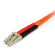 Picture of StarTech.com 1m Fiber Optic Cable - Multimode Duplex 62.5/125 LSZH Fiber Jumper Cord - LC/SC
