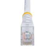 Picture of StarTech.com 15m Cat5e White Molded RJ45 UTP Cat 5e Patch Cable - 15 m Patch Cord