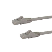 Picture of StarTech.com 7m CAT6 Ethernet Cable - Grey CAT 6 Gigabit Ethernet Wire -650MHz 100W PoE RJ45 UTP Network/Patch Cord Snagless w/Strain Relief Fluke Tested/Wiring is UL Certified/TIA