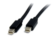 Picture of StarTech.com 1m (3.3ft) Mini DisplayPort Cable - 4K x 2K Ultra HD Video - Mini DisplayPort 1.2 Cable - Mini DP to Mini DP Cable for Monitor - mDP Cord works with Thunderbolt 2 Ports - M/M