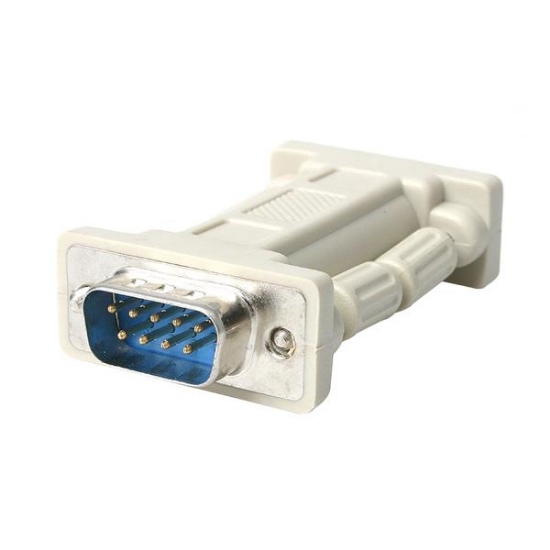 Picture of StarTech.com DB9 RS232 Serial Null Modem Adapter - M/F