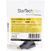 Picture of StarTech.com Compact Mini DisplayPort to DisplayPort Adapter - 4K x 2K Video - UHD Mini DP to DP Converter - mDP to DP 1.2 Adapter - mDP PC/Computer to DisplayPort Monitor/Display - M/F