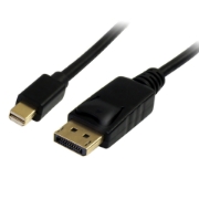 Picture of StarTech.com 3m (10ft) Mini DisplayPort to DisplayPort 1.2 Cable - 4K x 2K UHD Mini DisplayPort to DisplayPort Adapter Cable - Mini DP to DP Cable for Monitor - mDP to DP Converter Cord