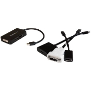 Picture of StarTech.com Travel A/V adapter: 3-in-1 Mini DisplayPort to DisplayPort DVI or HDMI converter
