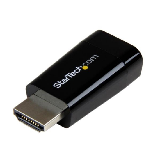 Picture of StarTech.com Compact HDMI to VGA Adapter Converter - Ideal for Chromebooks Ultrabooks & Laptops – 1920x1200/1080p