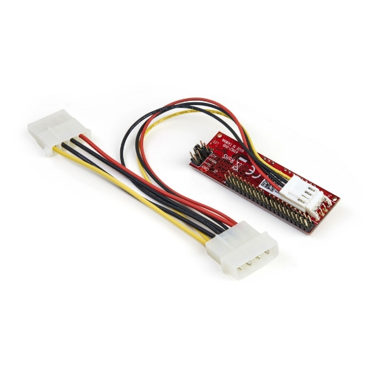 Picture of StarTech.com IDE to SATA Hard Drive or Optical Drive Adapter - 40-Pin PATA to 2.5" SATA HDD/SSD/ODD Converter