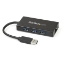 Picture of StarTech.com 3-Port Portable USB 3.0 Hub plus Gigabit Ethernet - Aluminum with Built-in Cable~3-Port Portable USB 3.0 Hub plus Gigabit Ethernet - 5Gbps - Aluminum with Built-in Cable